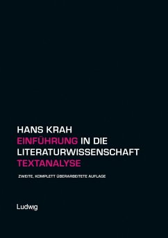 Einführung in die Literaturwissenschaft. Textanalyse (eBook, ePUB) Cover Einführung in die Literaturwissenschaft. Textanalyse (eBook, ePUB)