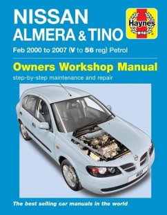 Cover Nissan Almera & Tino Petrol (Feb 00 - 07) Haynes Repair Manual