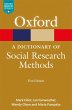 A Dictionary of Social Research Methods... - Bild 1
