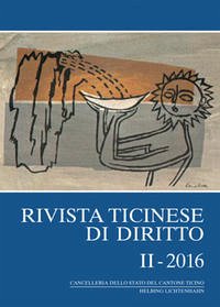 Rivista ticinese di diritto II-2016