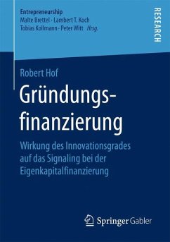 Gründungsfinanzierung - Hof, Robert