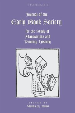 Cover Journal of the Early Book Society Vol 19