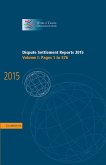 Dispute Settlement Reports 2015: Volume 1, Pages 1-576