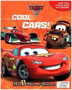 Cool Cars, 1 Buch + 12 Figuren + 1 Spielmatte