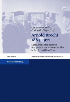 Arnold Brecht 1884-1977 (eBook, PDF)