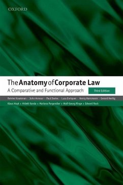 The Anatomy of Corporate Law - Kraakman, Reinier; Ringe, Wolf-Georg; Rock, Edward; Armour, John; Davies, Paul; Enriques, Luca; Hansmann, Henry