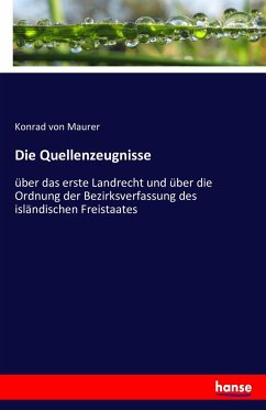 Die Quellenzeugnisse