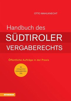 Handbuch des Südtiroler Vergaberechts (eBook, ePUB)