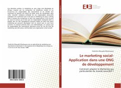 Le marketing social- Application dans une ONG de développement - Mouyabi-Moukouyou, Fredriche