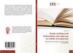 Etude cinétique de l'adsorption d'un gaz par un solide microporeux