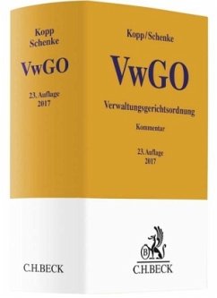 Verwaltungsgerichtsordnung VwGO, Kommentar - Kopp, Ferdinand O.; Schenke, Wolf-Rüdiger