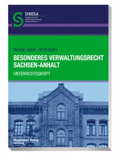Cover Besonderes Verwaltungsrecht Sachsen-Anhalt
