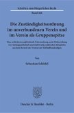 Die Zuständigkeitsordnung im unverbundenen Verein und im Verein als Gruppenspitze.