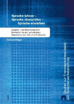 Sprache lehren Sprache überprüfen Sprache erwerben - Hinger, Barbara