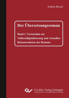 Der Übersetzungsroman - Ressel, Andrea