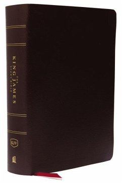 The King James Study Bible, Bonded Leather, Burgundy, Indexed, Full-Color Edition - Thomas Nelson