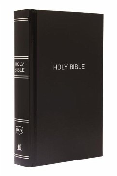 NKJV, Pew Bible, Large Print, Hardcover, Black, Red Letter, Comfort Print - Thomas Nelson