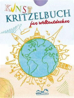 Kunstkritzelbuch für Weltentdecker