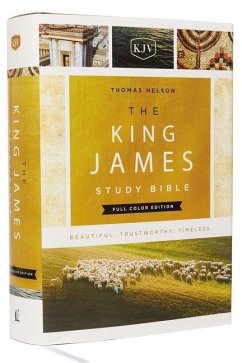 The King James Study Bible, Full-Color Edition, Cloth-bound Hardcover, Red Letter - Thomas Nelson