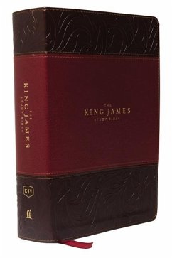 The King James Study Bible, Imitation Leather, Burgundy, Indexed, Full-Color Edition - Thomas Nelson