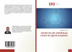 Etudes de sels métalliques à base du ligand tungstate