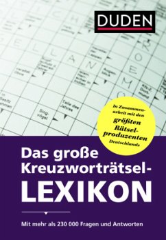 Das große Kreuzworträtsel-Lexikon - Dudenredaktion
