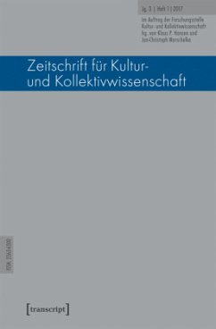 Zeitschrift für Kultur- und Kollektivwissenschaft Cover Zeitschrift für Kultur- und Kollektivwissenschaft