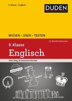 Duden Wissen - Üben - Testen: Englisch 9. Klasse - Steinhauer, Anja;Schomber, Annette;Hock, Birgit