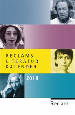 Reclams Literatur-Kalender 2018