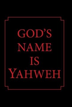 God's Name Is Yahweh Cover God's Name Is Yahweh
