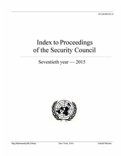 Index to Proceedings of the Security Council - Dag Hammarskjeld Library; United Nations: Department of Public Information