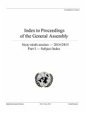 Index to Proceedings of the General Assembly 2014/2015: Part I - Subject Index