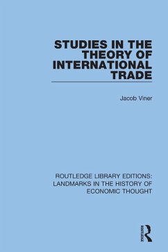 Cover Studies in the Theory of International Trade (eBook, ePUB)