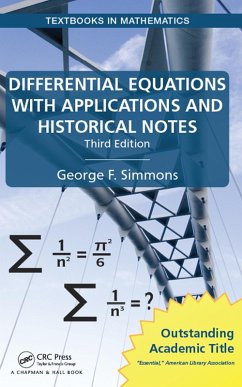 Differential Equations with Applications and Historical Notes (eBook, PDF) - Simmons, George F.