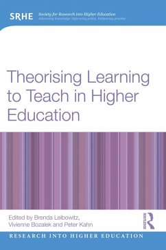 Cover Theorising Learning to Teach in Higher Education (eBook, ePUB)