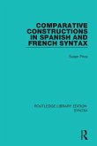 Comparative Constructions in Spanish and French Syntax (eBook, ePUB)