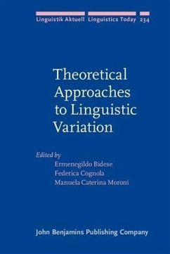 Cover Theoretical Approaches to Linguistic Variation (eBook, PDF)