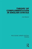 Theory of Complementation in English Syntax (eBook, PDF)