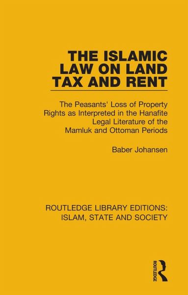 The Islamic Law on Land Tax and Rent (eBook, PDF)