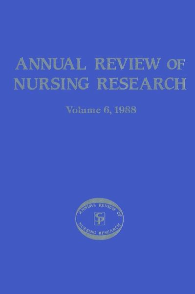Annual Review of Nursing Research, Volume 6, 1988 (eBook, PDF)