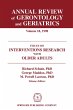 Annual Review of Gerontology and... - Bild 1