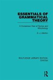 Essentials of Grammatical Theory (eBook, ePUB) Essentials of Grammatical Theory (eBook, ePUB)