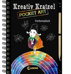Kreativ-Kratzel Pocket Art: Farbenglück - Heger, Ann-Katrin