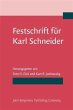 Festschrift für Karl Schneider (eBook,... - Bild 1