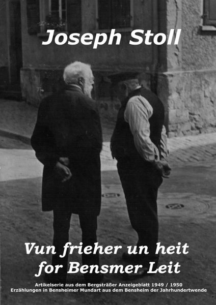 Vun frieher un heit for Bensmer Leit (eBook, ePUB)