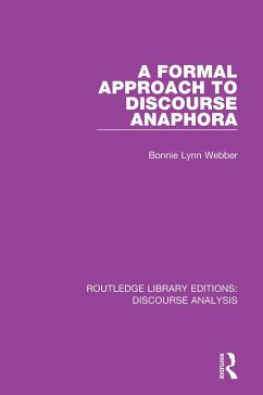 A Formal Approach to Discourse Anaphora (eBook, ePUB)