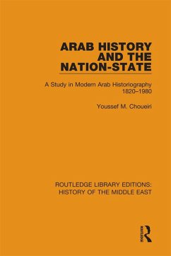 Cover Arab History and the Nation-State (eBook, PDF)
