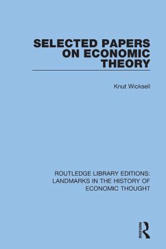 Selected Papers on Economic Theory (eBook, PDF) - Wicksell, Knut