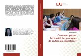 Comment penser l'efficacité des pratiques de soutien en éducation ?