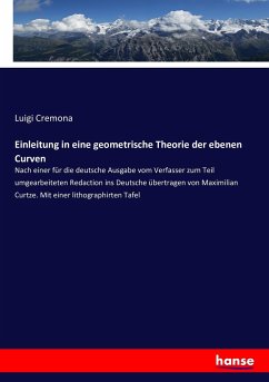 Einleitung in eine geometrische Theorie der ebenen Curven - Cremona, Luigi